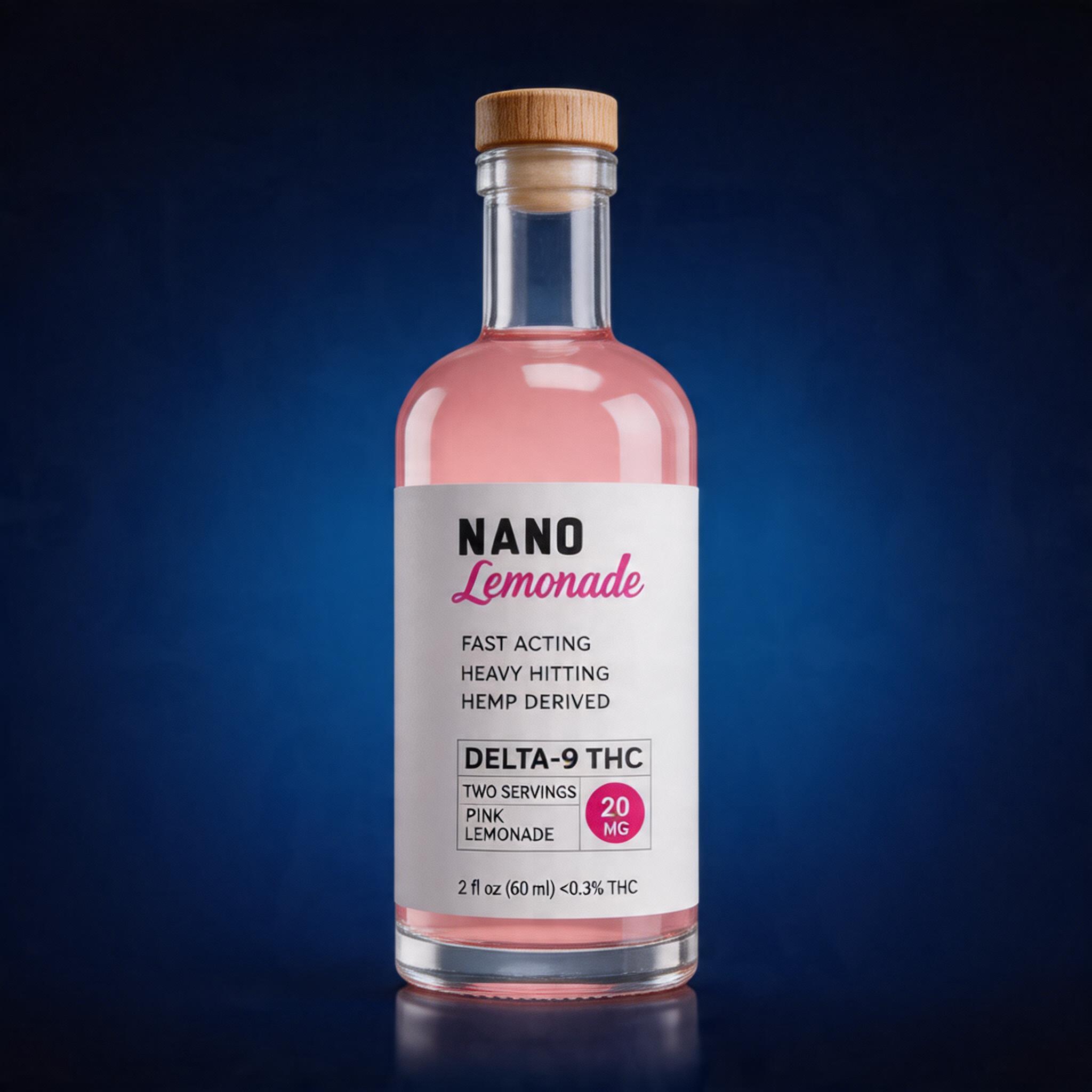 Pink Nano Lemonade — premium bottle